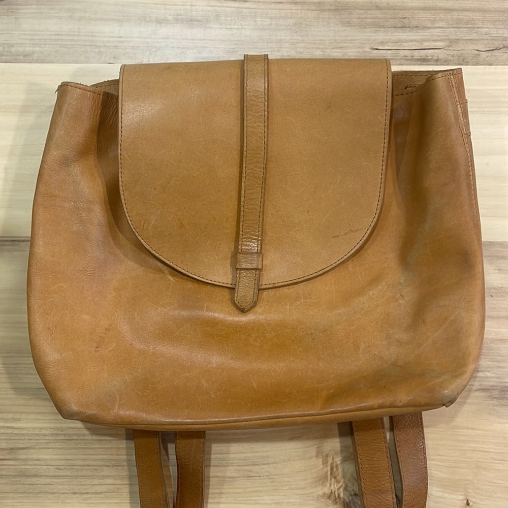 ABLE Tirhas Leather Backpack